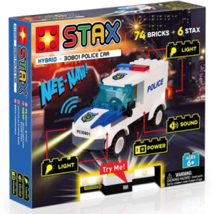 STAX Hybrid Polizeiauto H12101 mit Licht und Sound