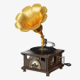 Pantasy 85009 Retro Grammophon