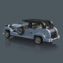 Mould King 27104 Phantom III Oldtimer inkl. Showcase