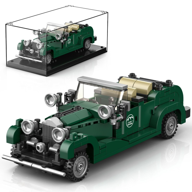 Mould King 27105 4L Luxus Oldtimer  inkl. Showcase