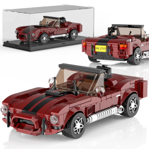 Mould King 27111 Shelby Cobra 427 Roadster  inkl. Showcase