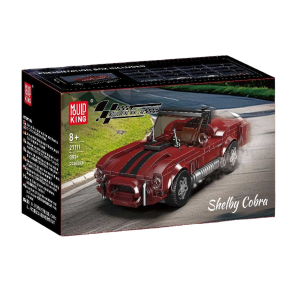 Mould King 27111 Shelby Cobra 427 Roadster  inkl. Showcase